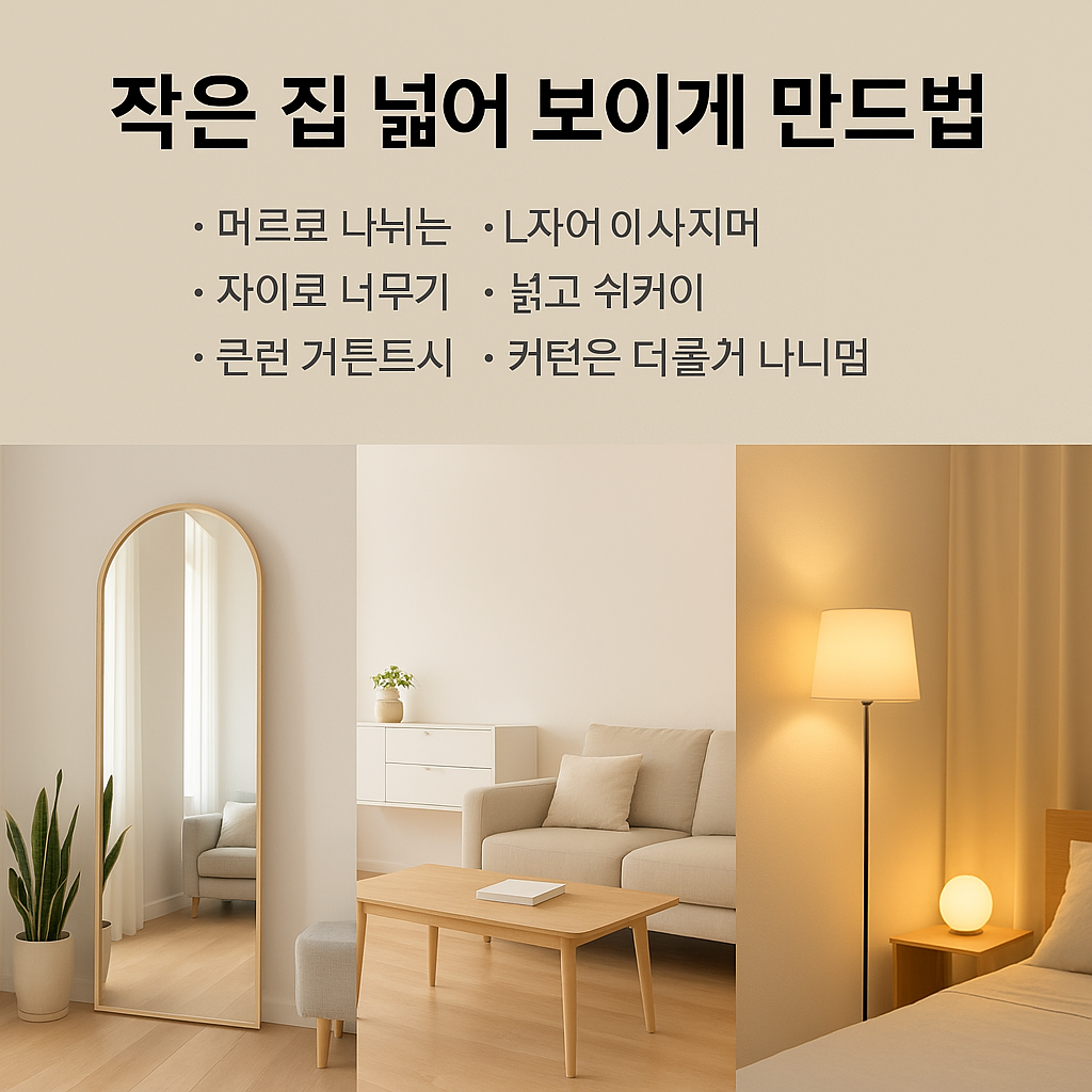 좁은 집 넓어보이는 인테리어