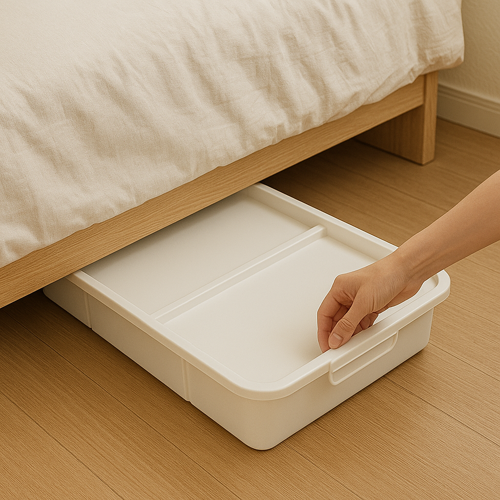 침대 밑 수납함