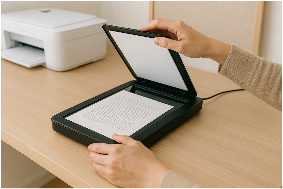 종이문서를 스캔하여 디지털로 정리하는 방법