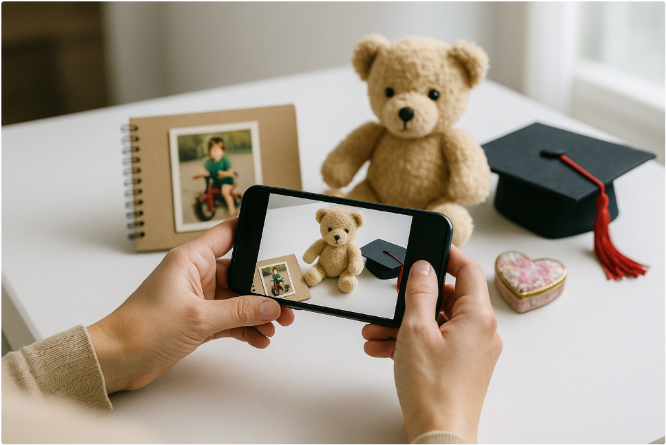 추억이 담긴 물건 사진으로 기록하는 방법